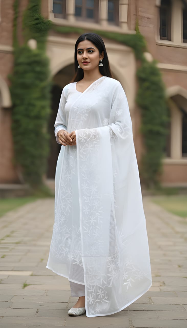 Kota Fabric Tepchi Work Duppatta