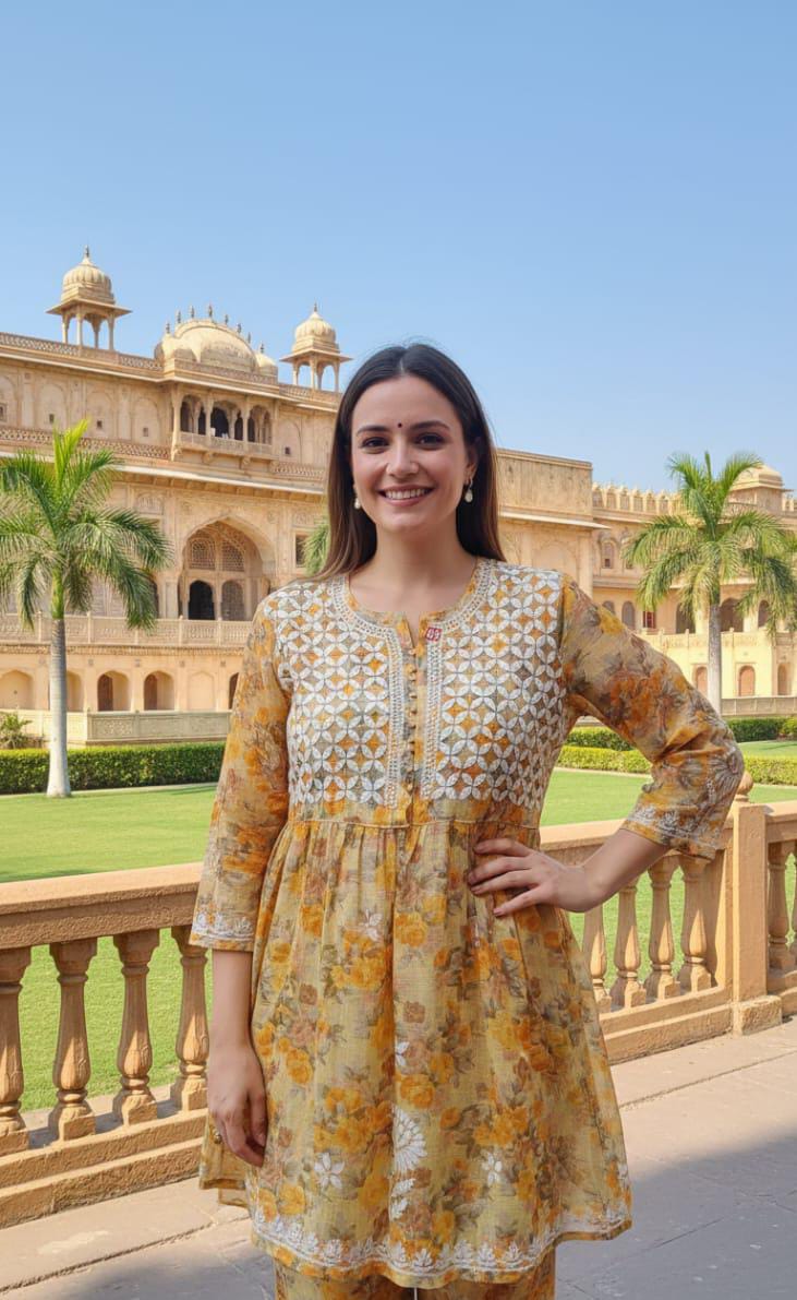 Short Kurti Frock Style